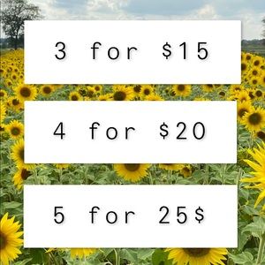 🌼 3 for 15$ 🌼